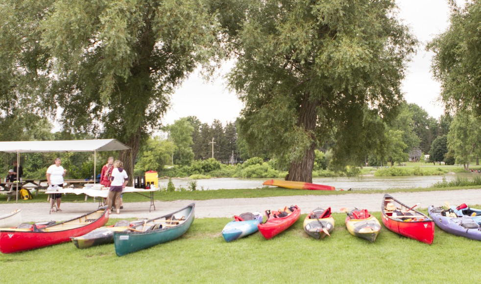 Two Row on the Grand River paddling journey 2017