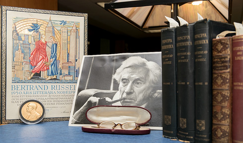 This year, McMaster University Library is celebrating the 50th anniversary of the acquisition of the archives of renowned peace activist, philosopher and Nobel laureate Bertrand Russell, widely considered one of the great intellectuals of the 20th Century.