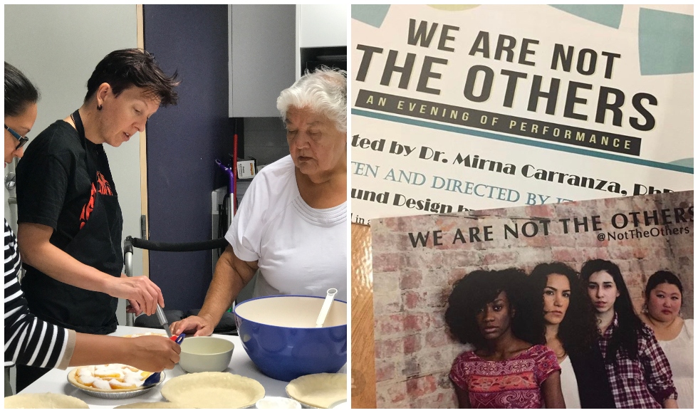 Two teams are being honoured for their community-based research initiatives; the ‘Grand River Mohawk at McMaster’ project, aimed at preserving a unique dialect of the Mohawk language through a number of initiatives, including Mohawk and Cayuga themed baking lessons; and ‘We are Not the Others’, a play – rooted in findings from a research study – that focussed on giving voice to the challenges faced by immigrant women in Hamilton.