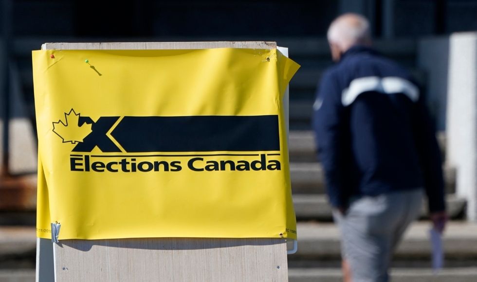 Elections Canada sign