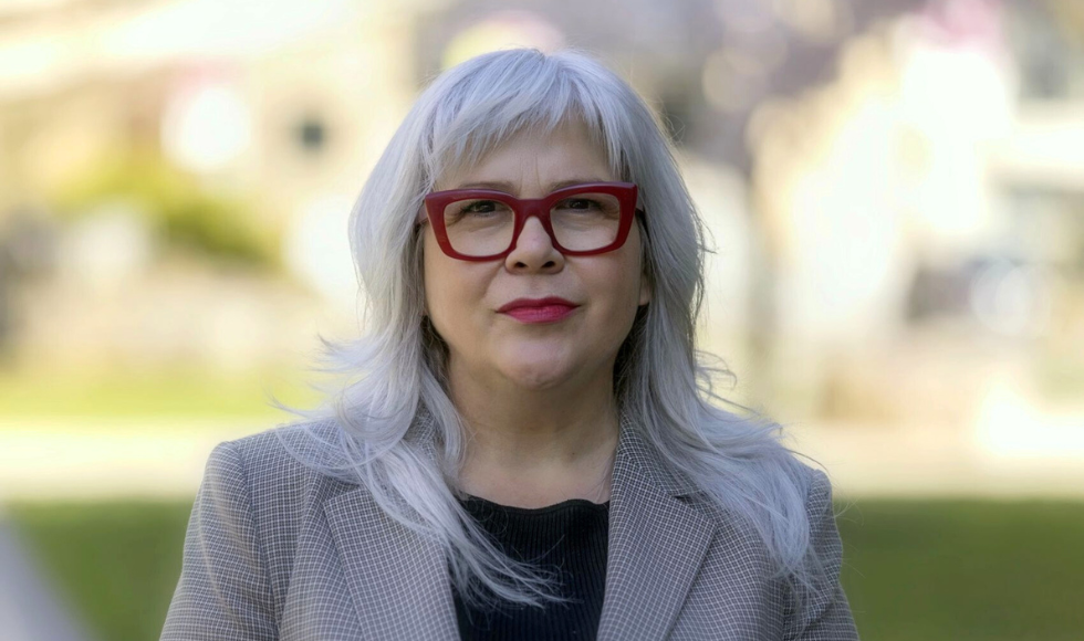 A headshot of Sandra Lapointe